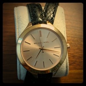 Michael Kors Women's Slim Runway Double Wrap Watch